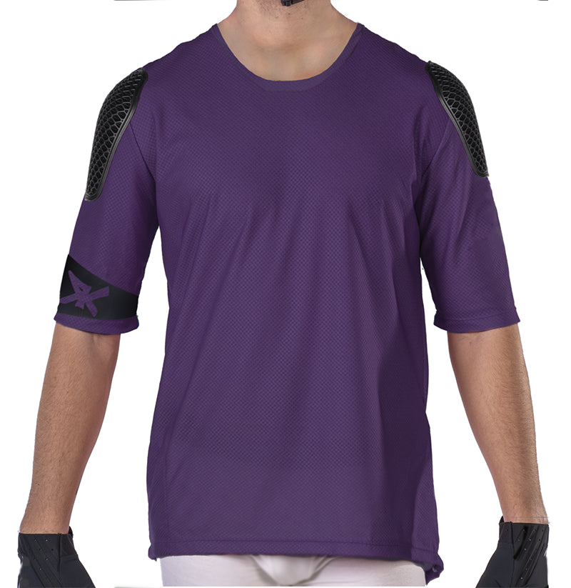 Rockintor A1rMax™ – OrganProt3ct™ Armor Shirt + Shoulder Base Layer DEEP VIOLET (Limited Pre-Order)
