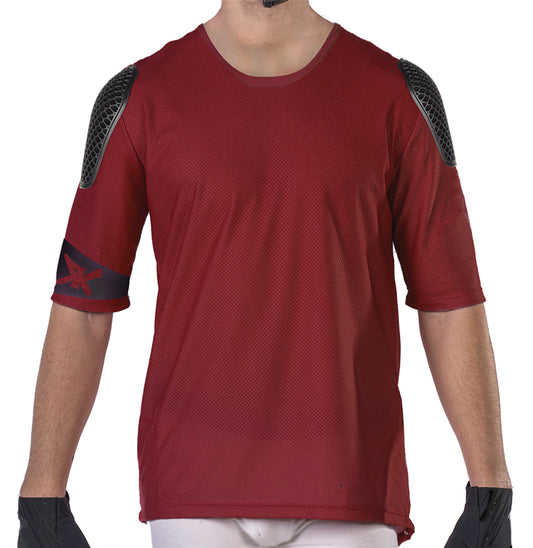 Rockintor A1rMax™ – OrganProt3ct™ Armor Shirt + Shoulder Base Layer RED BUNBURY  (Limited Pre-Order)